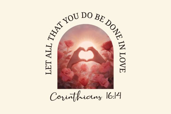 1 Corinthians 16:14 T-Shirt Designs