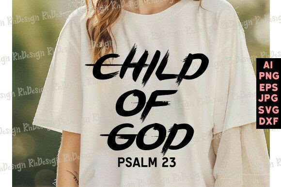 Child of God SVG PNG — T-Shirt Designs & Faith-Based Assets