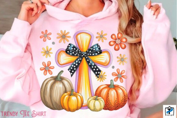 Fall Autumn Christian Design Png Brushst T-Shirt Designs