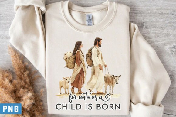 For Unto Us a Child is Born, Christian T-Shirt Designs