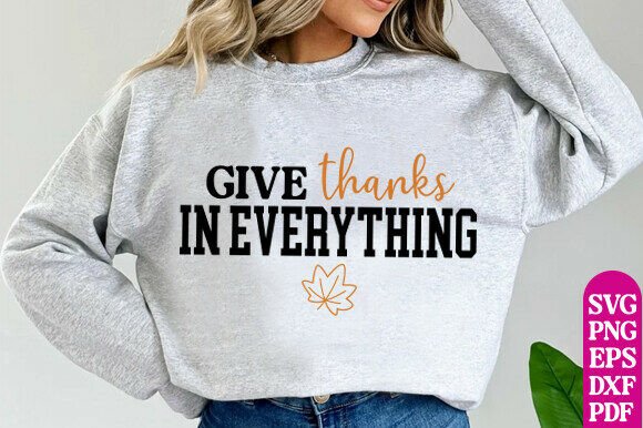 Give Thanks SVG Thanksgiving, Christian