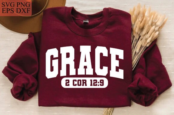 Grace SVG PNG, Bible SVG, Christian SVG T-Shirt Designs
