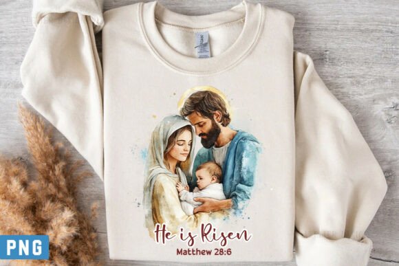 He is Risen: Easter Quote, Christian PNG