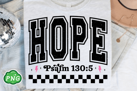 Hope PNG: Christian Sublimation Design for God