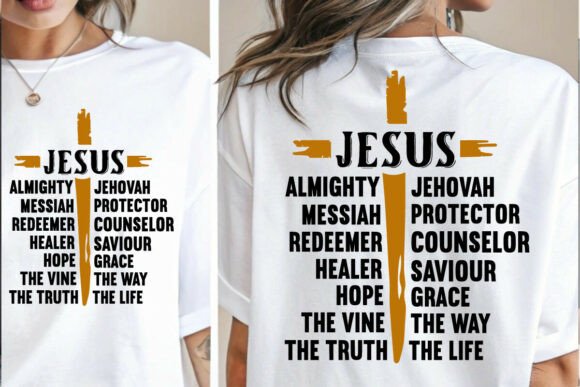 Jesus SVG Christian SVG T-Shirt Design