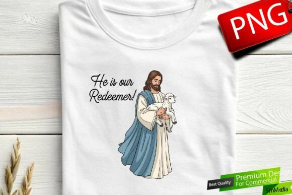 Jesus the Good Shepherd, Christian Bible T-Shirt Designs