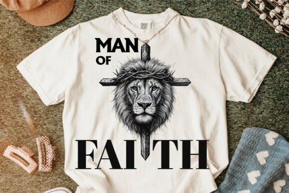 Man of Faith PNG T-Shirt Designs