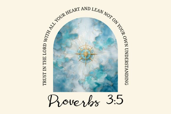 Proverbs 3:5 Bible Verse T-Shirt Designs