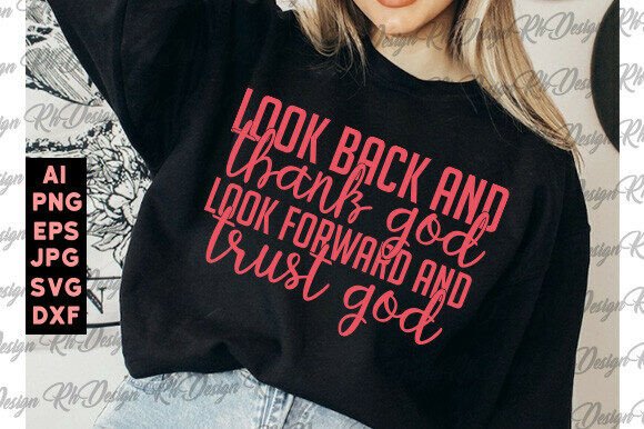 Thank God SVG, Trust God, T-Shirt Designs