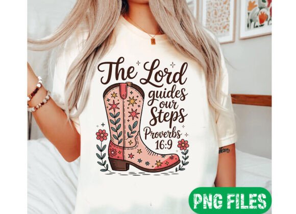 Western Christian PNG for T-Shirt Designs
